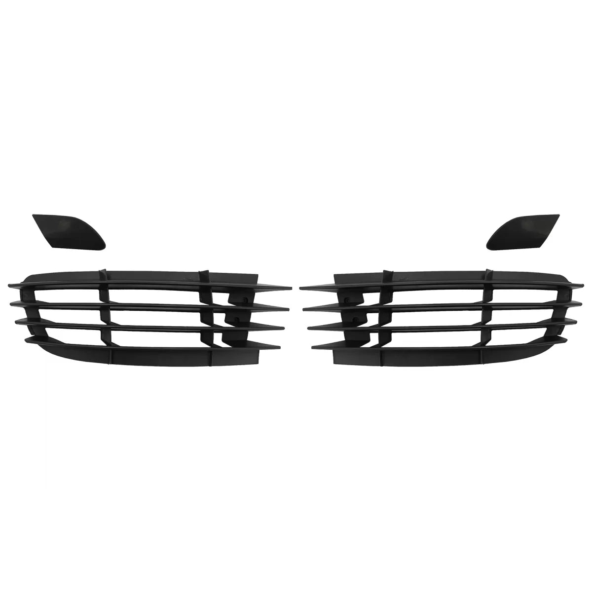 Front Bumper Parts Side grills and Headlights Washer Covers suitable for VW Golf V 5 (2003-2007) Jetta (2005-2010) R32 Look –