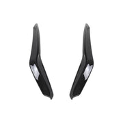 Front Bumper Side Fins Flaps suitable for VW Golf 8 Mk8 MQB GTI / R-Line (2020-Up) Piano Black – product image 3