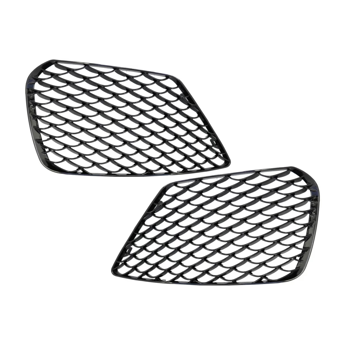Front Bumper Side Grilles suitable for Mercedes S-Class W222 (2013-2017) S63 Design Piano Black – product image 1
