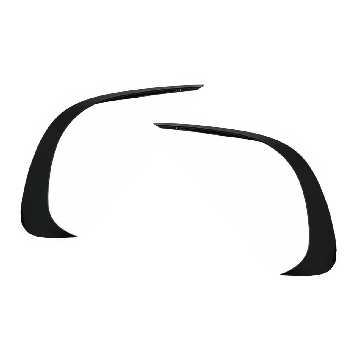 Front Bumper Splitters Fins Aero suitable for Mercedes C Class W206 Sport Line (2021-Up) Piano Black – product image 1