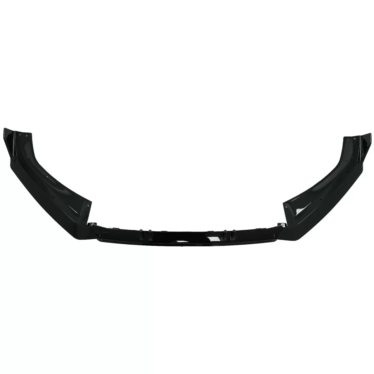 Front Bumper Spoiler Lip suitable for Audi A4 B9 8W S-Line (2016-2018) Piano Black Add-On – product image 1