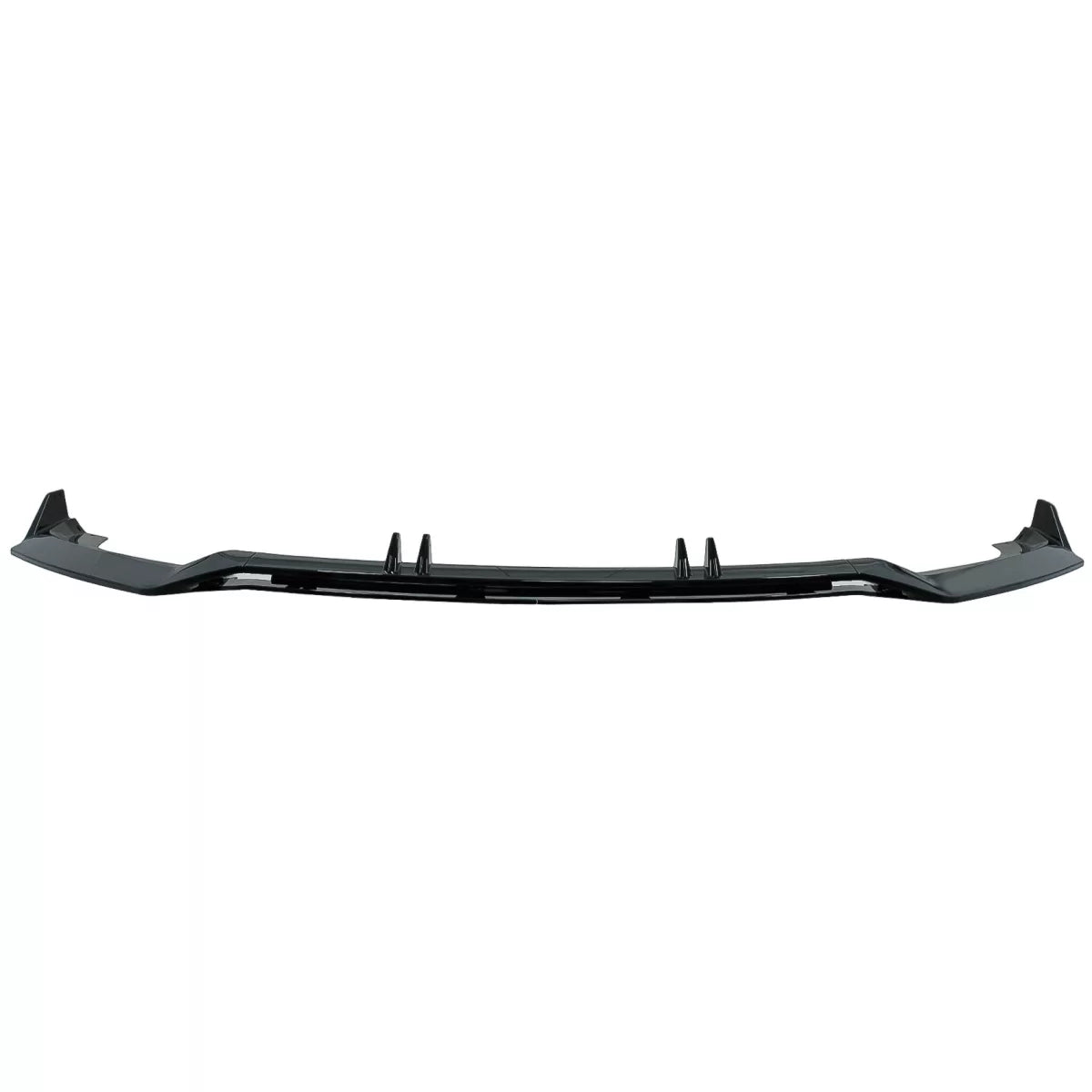 Front Bumper Spoiler Lip suitable for Audi A4 B9 8W S-Line (2016-2018) Piano Black Add-On – product image 1