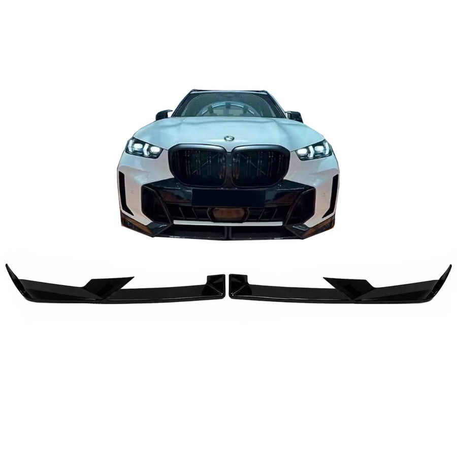 Front Bumper Spoiler Lip suitable for BMW X5 G05 LCI (2023 up) M Sport Piano Black – product image 1