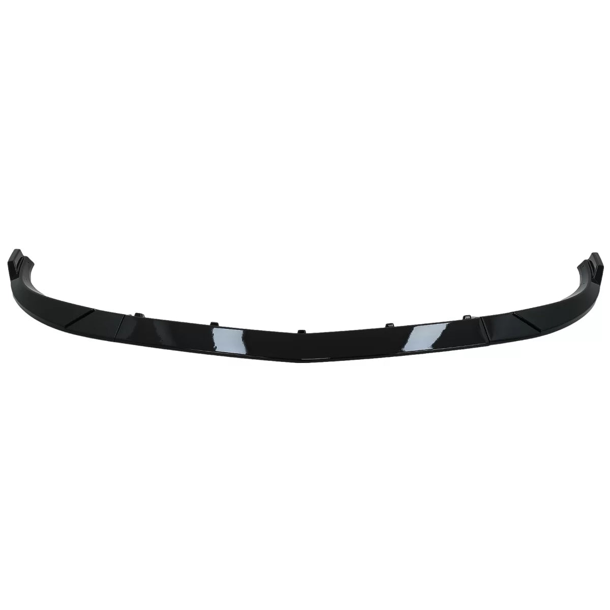 Front Bumper Spoiler Lip Extension suitable for Mercedes C-Class W204 S204 C204 Sport Line (2011-2014) Piano Black – product 