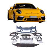 CONVERSION PORSCHE 911 991 GT3 FRONT BUMPER for PORSCHE 911 991 991.1 991.2 CARRERA S 2011 - 2020