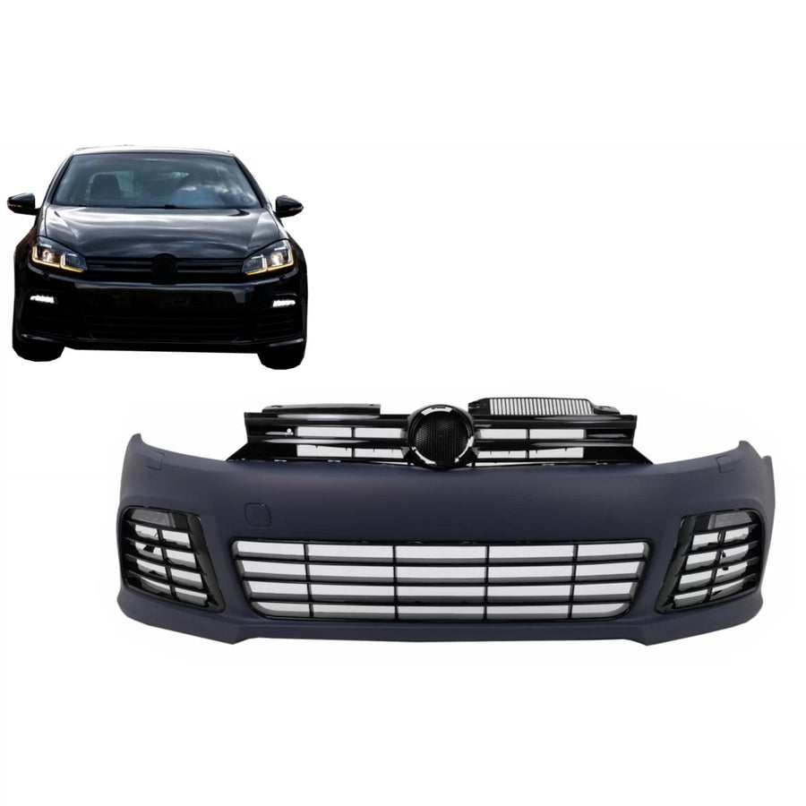 Front Bumper suitable for VW Golf 6 VI (2008-2013) R20 Look – product image 1