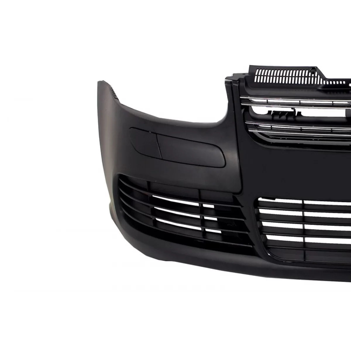 Front Bumper suitable for VW Golf V 5 (2003-2007) Jetta (2005-2010) R32 Piano Glossy Black Grill – product image 1