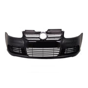 Front Bumper suitable for VW Golf V 5 (2003-2007) Jetta (2005-2010) R32 Piano Glossy Black Grille – product image 2