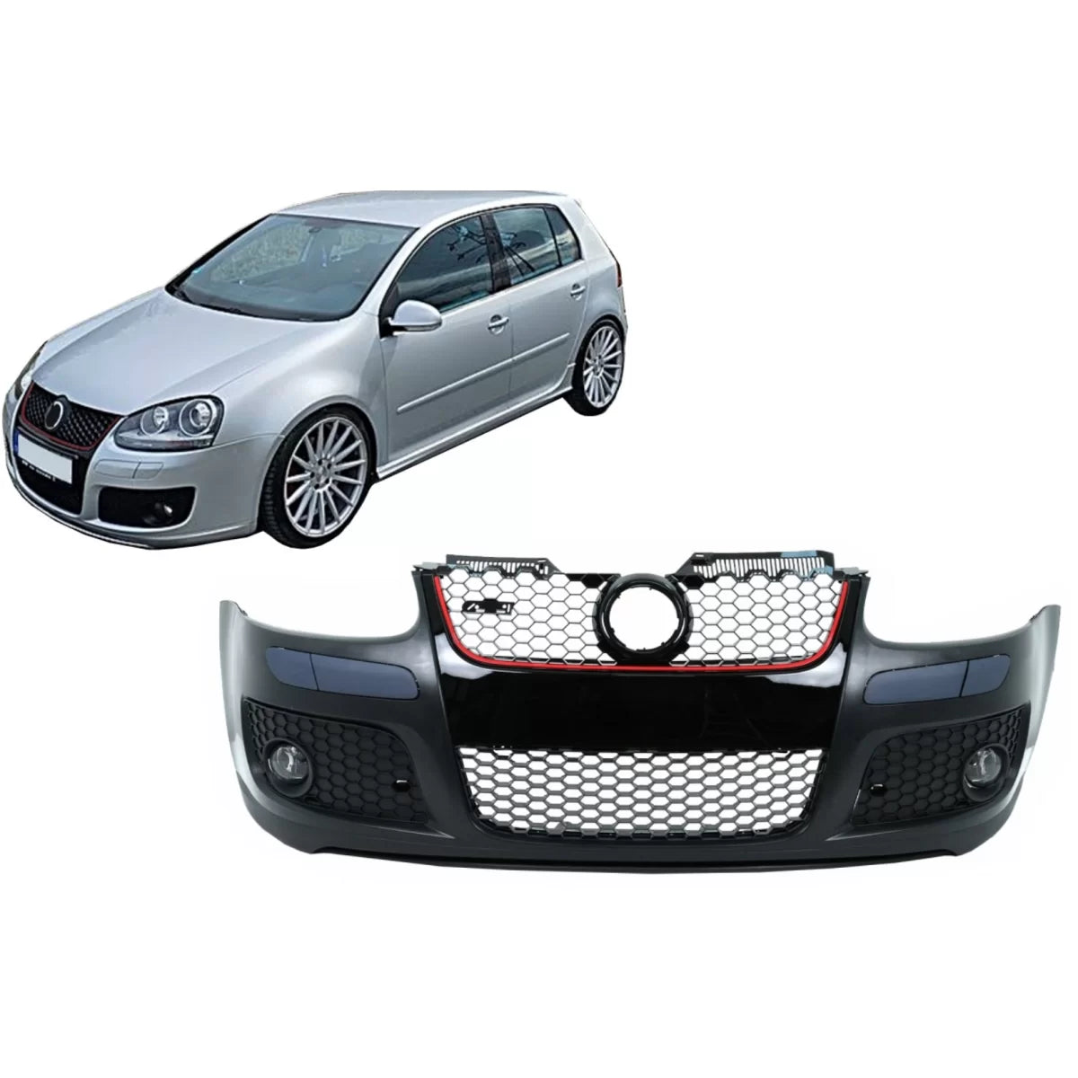 Front Bumper suitable for VW Golf V 5 MK5 Jetta MK5 (2003-2007) GTI Design – product image 1