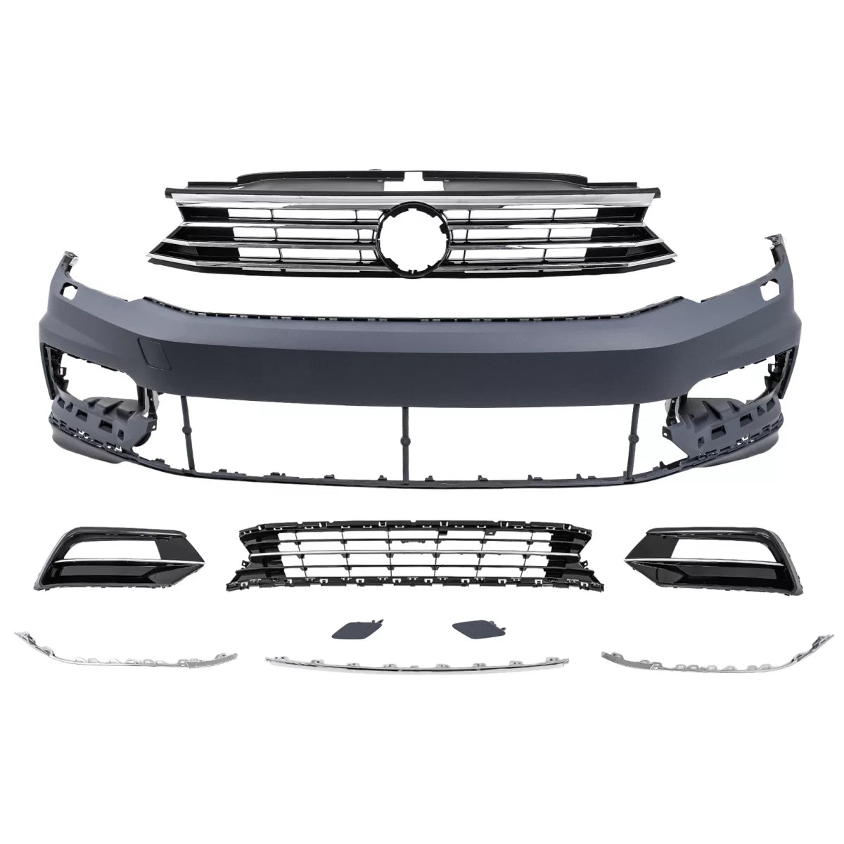 Front Bumper suitable for VW Passat B8 3G (2015-2018) R-Line Design – product image 1