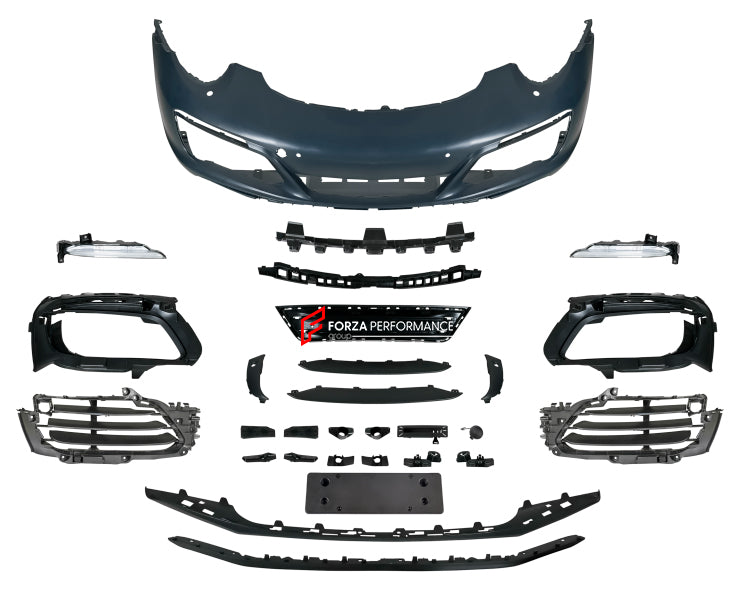 FRONT BUMPER WITH DRL LIGHTS for PORSCHE 911 CARRERA 991.1 991.2 2011 - 2020
