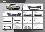 FRONT BUMPER WITH GRILLE for BENTLEY FLYING SPUR 2009