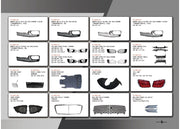 FRONT BUMPER WITH GRILLE for BENTLEY FLYING SPUR 2020