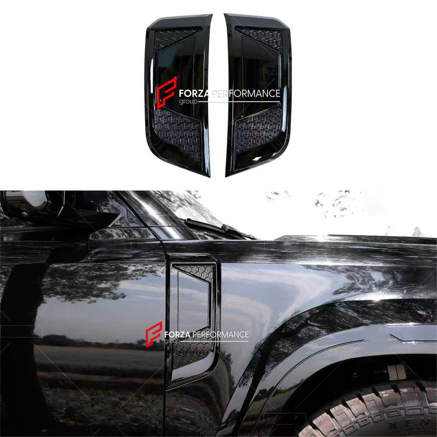 Buy Now FRONT FENDER TRIM COVERS for LAND ROVER DEFENDER L663 2020+ and upgrade car parts from SIR Tuning at the Best Price. Headlights, Tail lights, Bodykits, Navigations, body kit and more - Fast & Free Shipping within Europe, US & Worldwide.