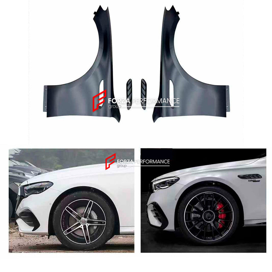 Buy Now FRONT FENDERS for MERCEDES BENZ E CLASS AMG W214 E53 2024+ and upgrade car parts from SIR Tuning at the Best Price. Headlights, Tail lights, Bodykits, Navigations, body kit and more - Fast & Free Shipping within Europe, US & Worldwide.