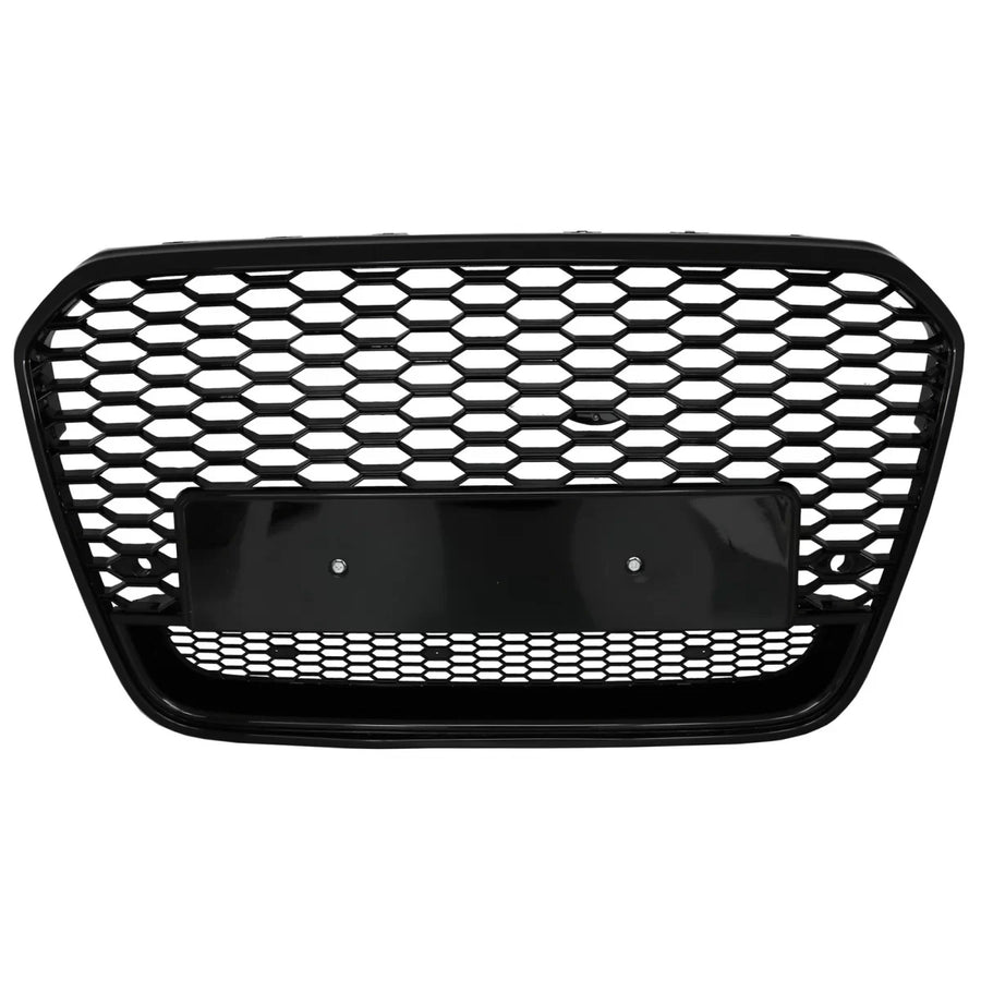 Front Grille suitable for Audi A6 C7 4G Pre-Facelift (2011-2014) RS6 Design Piano Black – product image 1