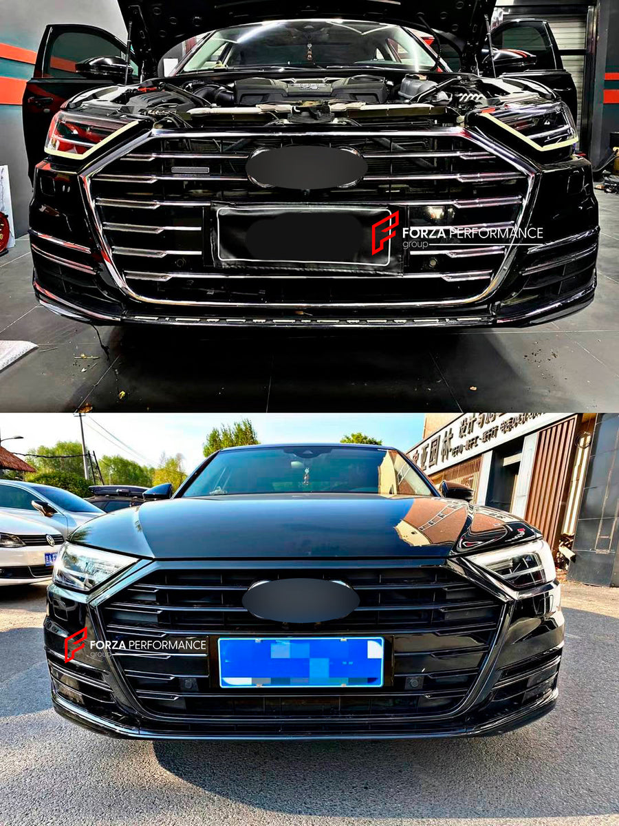 Buy Now FRONT GRILLE for AUDI A8 D5 2018 - 2021 and upgrade car parts from SIR Tuning at the Best Price. Headlights, Tail lights, Bodykits, Navigations, body kit and more - Fast & Free Shipping within Europe, US & Worldwide.