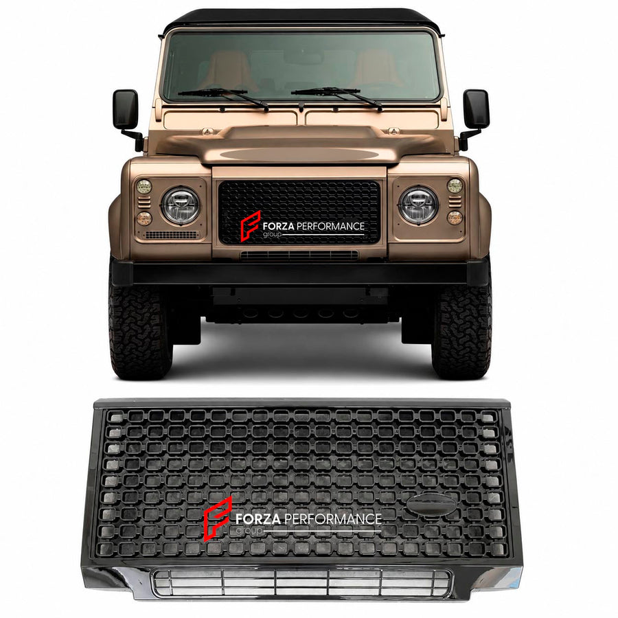 Buy Now FRONT GRILLE for LAND ROVER DEFENDER L316 90 110 130 2007 – 2016 and upgrade car parts from SIR Tuning at the Best Price. Headlights, Tail lights, Bodykits, Navigations, body kit and more - Fast & Free Shipping within Europe, US & Worldwide.