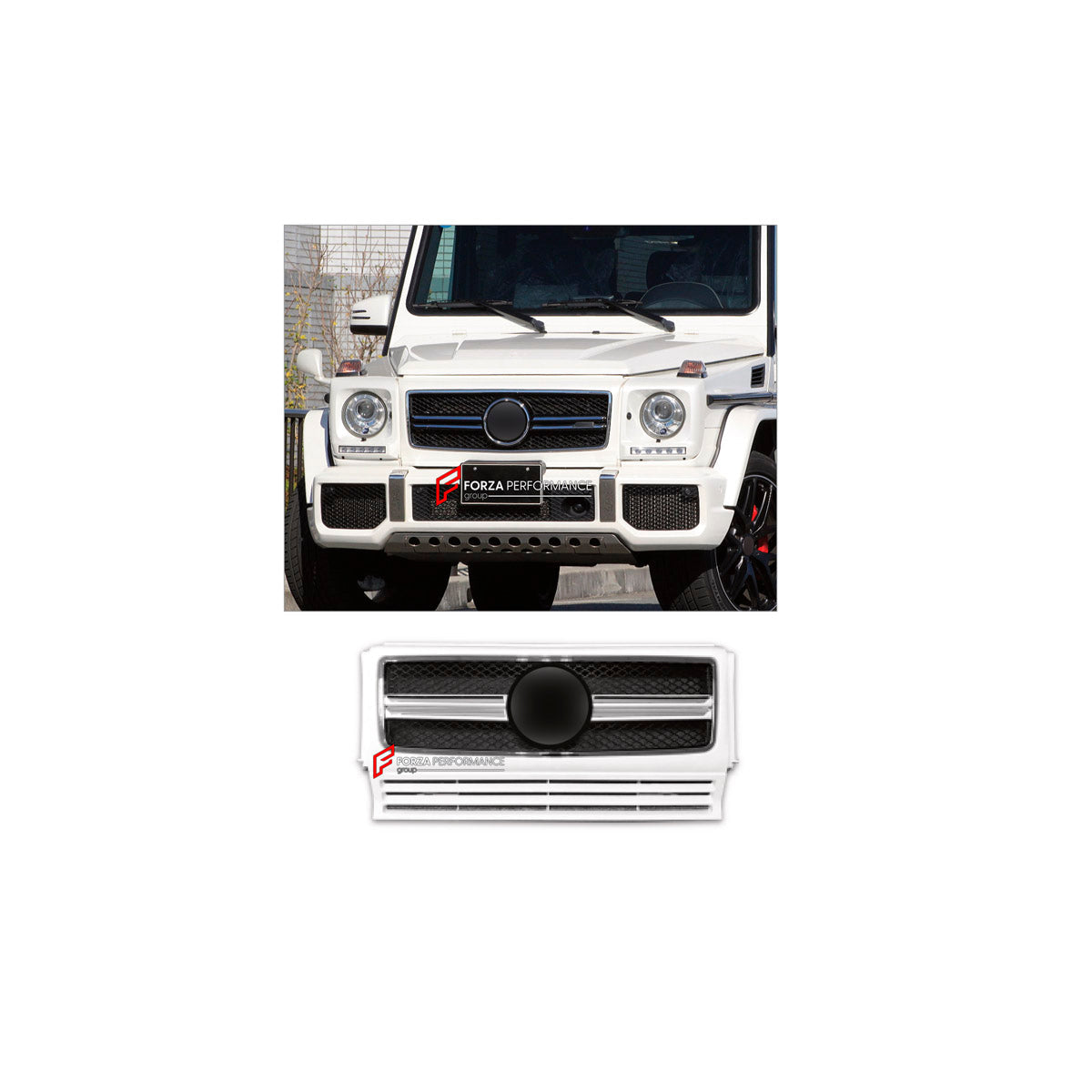 FRONT GRILLE for MERCEDES-BENZ G-CLASS W463 G63 2008 - 2018