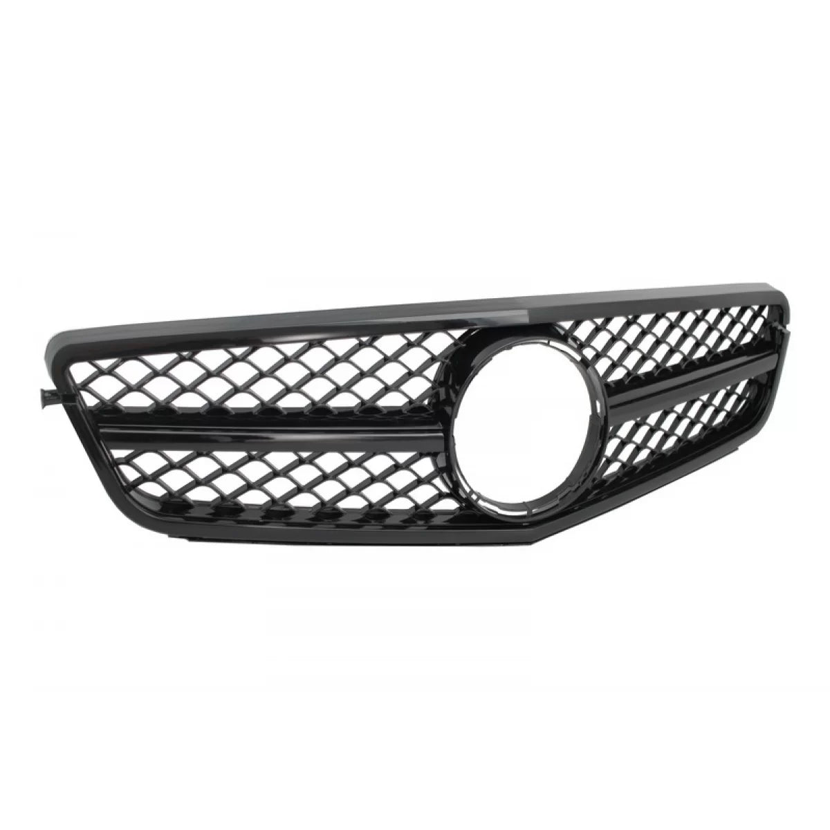 Front Grille suitable for Mercedes C-Class W204 S204 Limousine Station Wagon (2007-2014) Sport Piano Black – product image 1
