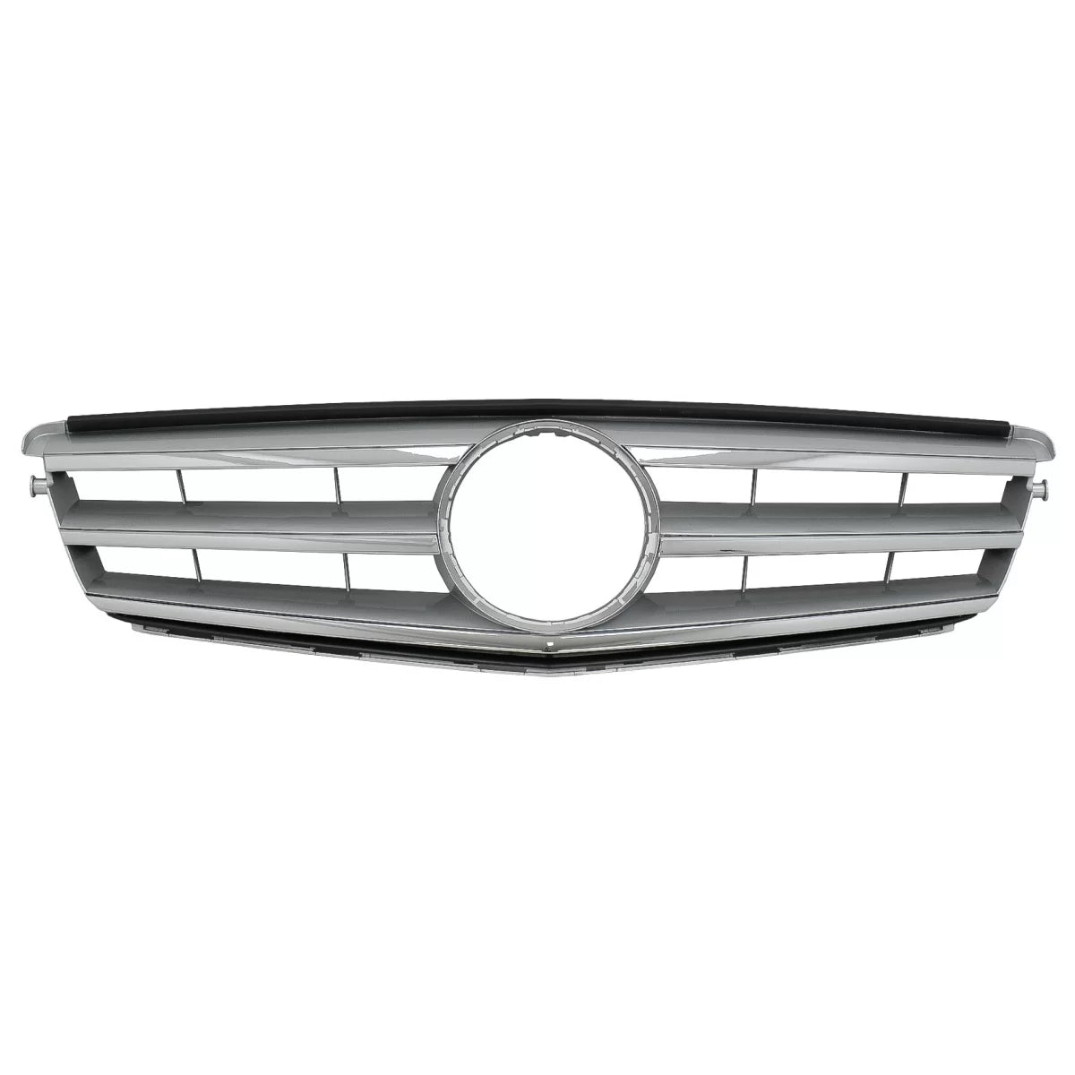 Front Grille suitable for Mercedes C-Class W204 S204 Limousine Station Wagon (2007-2014) Sport Silver – product image 1