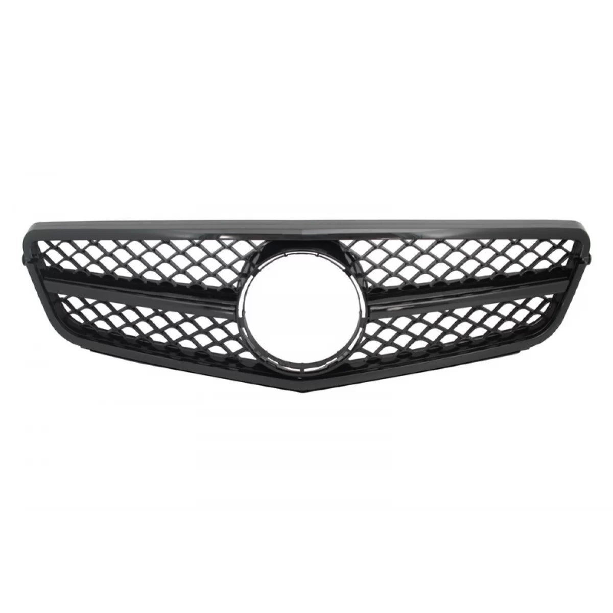 Front Grille suitable for Mercedes C-Class W204 S204 Limousine Station Wagon (2007-2014) Sport Piano Black – product image 1