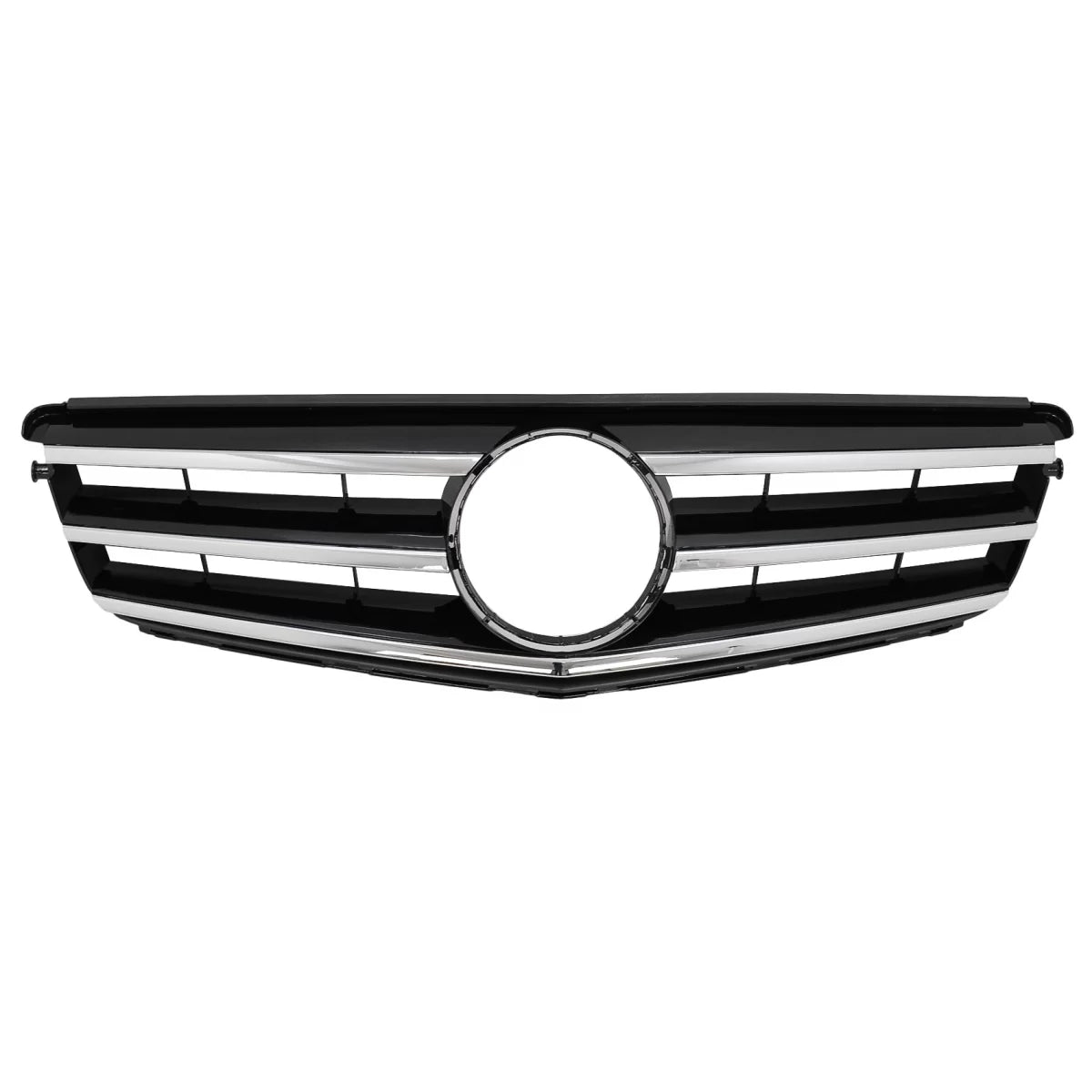 Front Grille suitable for Mercedes C-Class W204 S204 Limousine Station Wagon (2007-2014) Piano Black – product image 1