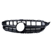 Front Grille suitable for Mercedes C-Class W205 S205 C205 A205 (2014-2018) without Camera Black – product image 2