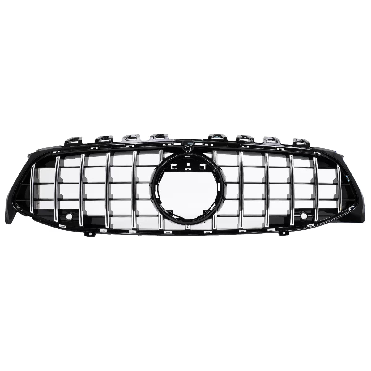 Front Grille suitable for Mercedes CLA X118 C118 (2019-05.2023) Chrome Stripes GT-R Panamericana Design – product image 1