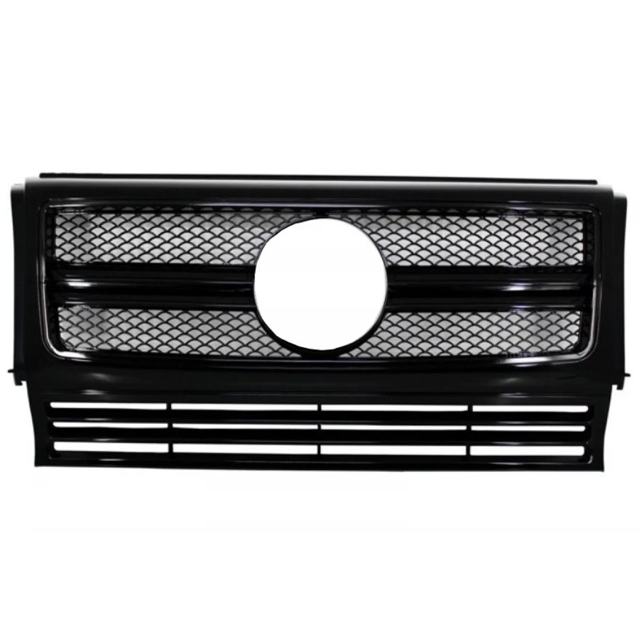 Front Grille suitable for Mercedes G-Class W463 (1990-2017) New G65 G63 Design Full Piano Black – product image 1