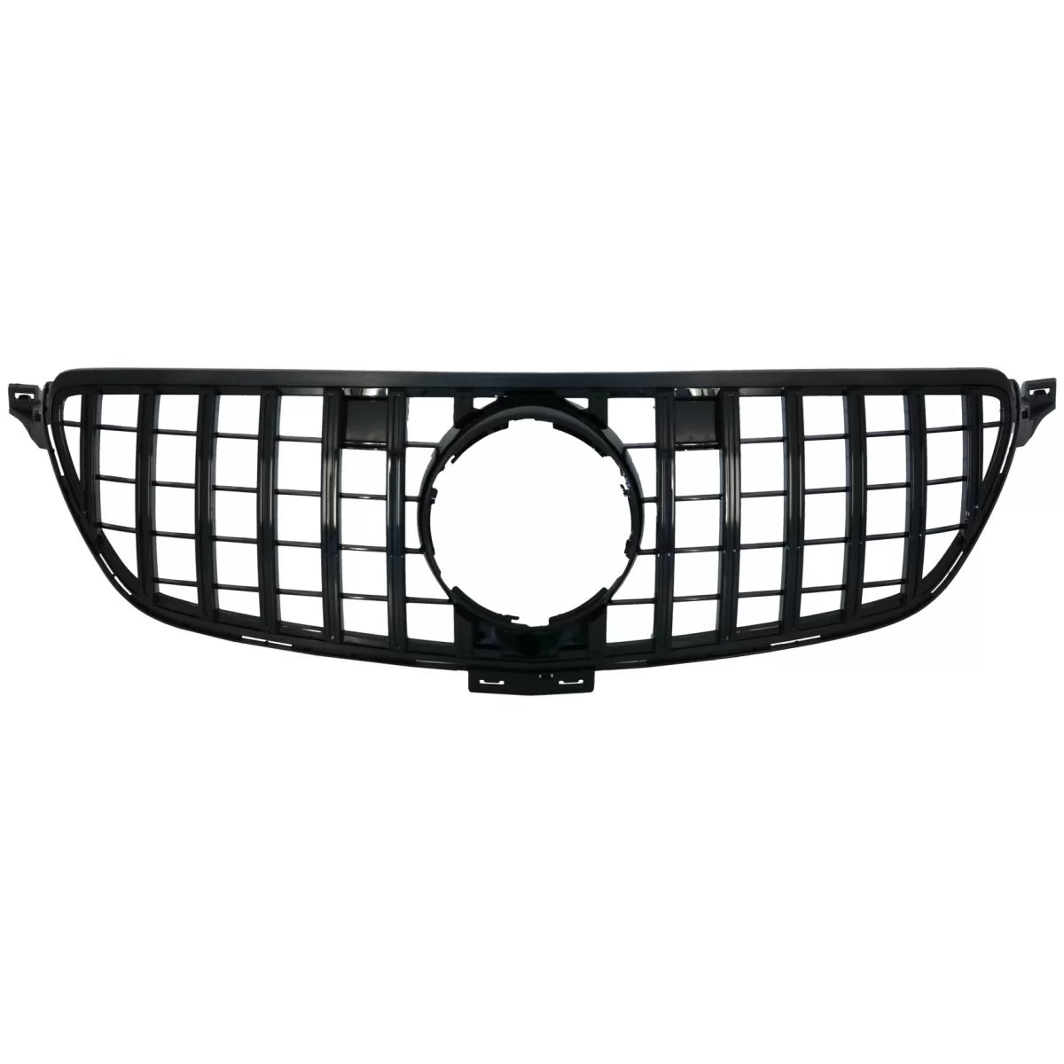 Front Grille suitable for Mercedes GLE Coupe C292 (2015-2018) GLE W166 SUV (2015-2018) GT-R Panamericana Design Piano Black –