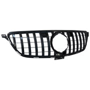 Front Grille suitable for Mercedes GLE Coupe C292 (2015-2018) GLE W166 SUV (2015-2018) GT-R Panamericana Design Piano Black –