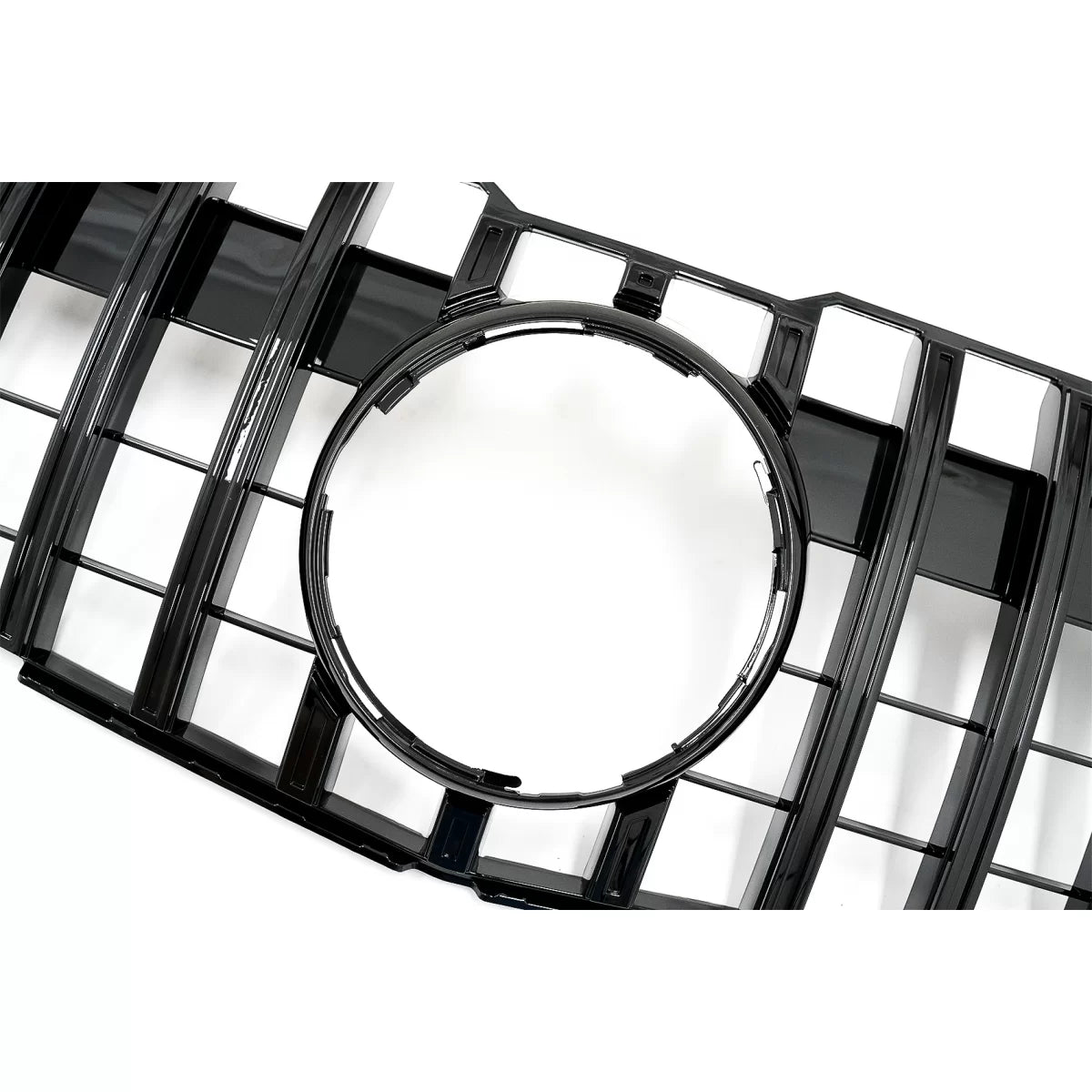 Front Grille suitable for Mercedes GLK-Class X204 Facelift (2013-2015) GT-R Panamericana Design Piano Black – product image 1