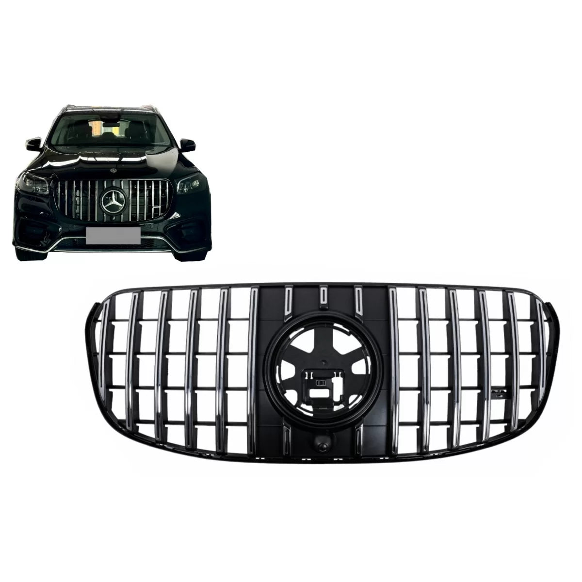 Front Grille suitable for Mercedes GLS SUV X167 Facelift (2023-up) GTR Design – product image 1