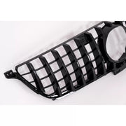 Front Grille suitable for Mercedes ML-Class W166 (2012-2014) GT-R Panamericana Design Black – product image 3