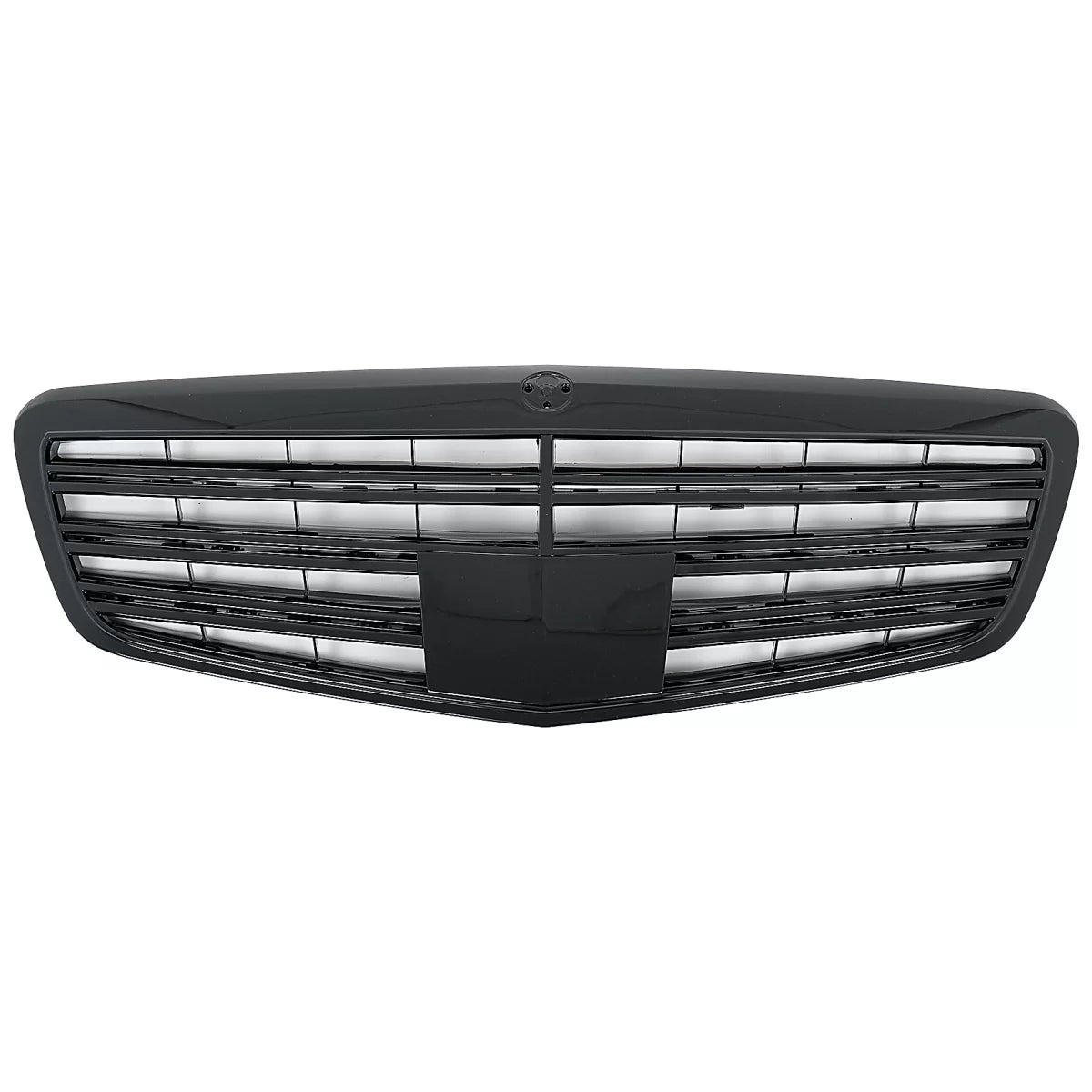 Front Grille suitable for Mercedes S-Class W221 Facelift (2010-2013) S63 S65 Design Piano Black – product image 1