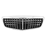 Front Grille suitable for Mercedes S-Class W221 Facelift (2010-2013) Vertical Design – product image 2