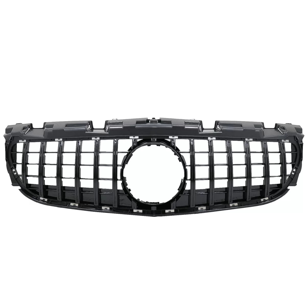 Front Grille suitable for Mercedes SLC-Class R172 Facelift (2016-2019) GT-R Panamericana Design Piano Black – product image 1