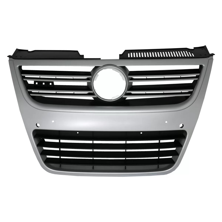 Front Grille suitable for VW Passat 3C (2007-2010) Silver Aluminium Look – product image 1