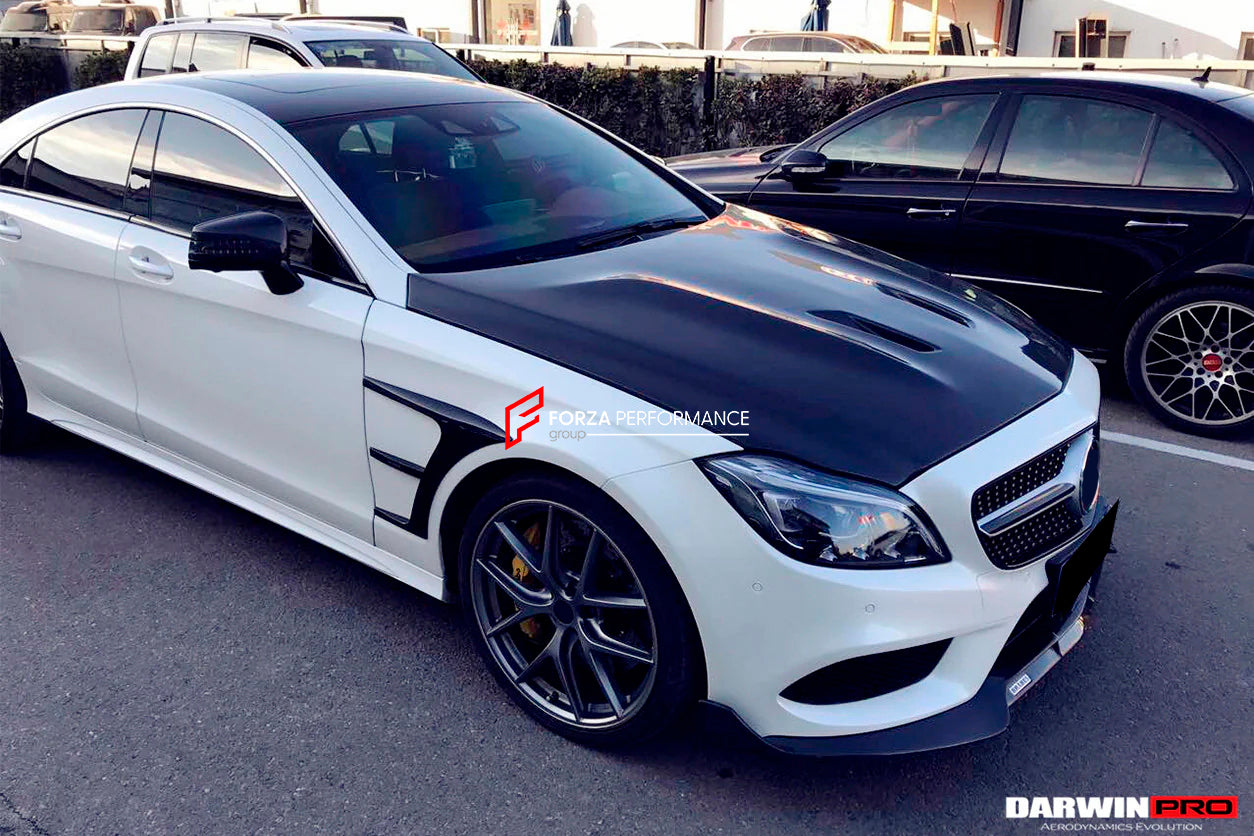 AUTHENTIC DARWINPRO FRONT HOOD for MERCEDES BENZ CLS CLASS W218 FACELIFT 2014 - 2018