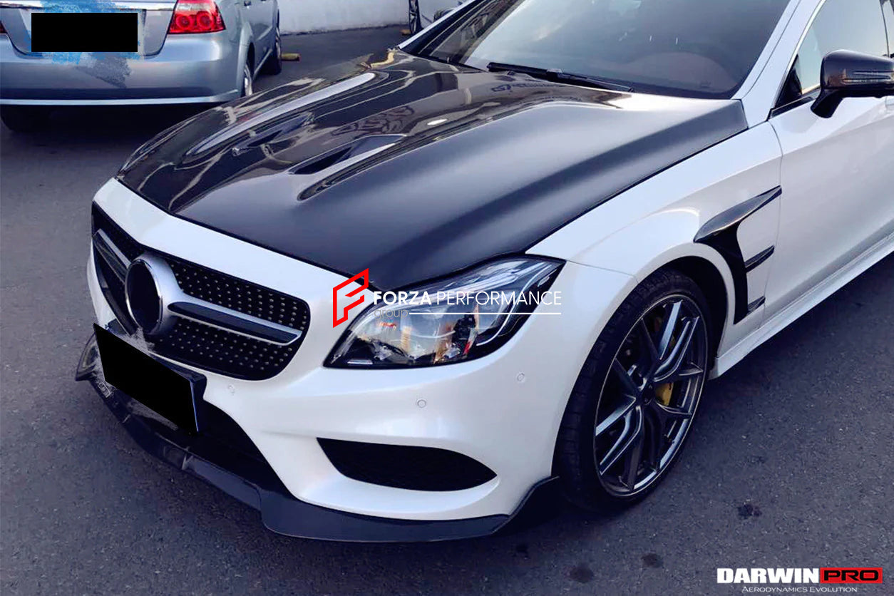 AUTHENTIC DARWINPRO FRONT HOOD for MERCEDES BENZ CLS CLASS W218 FACELIFT 2014 - 2018