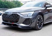 FRONT LIP AND FRONT GRILLE for AUDI RS3 8Y FACELIFT 2024+