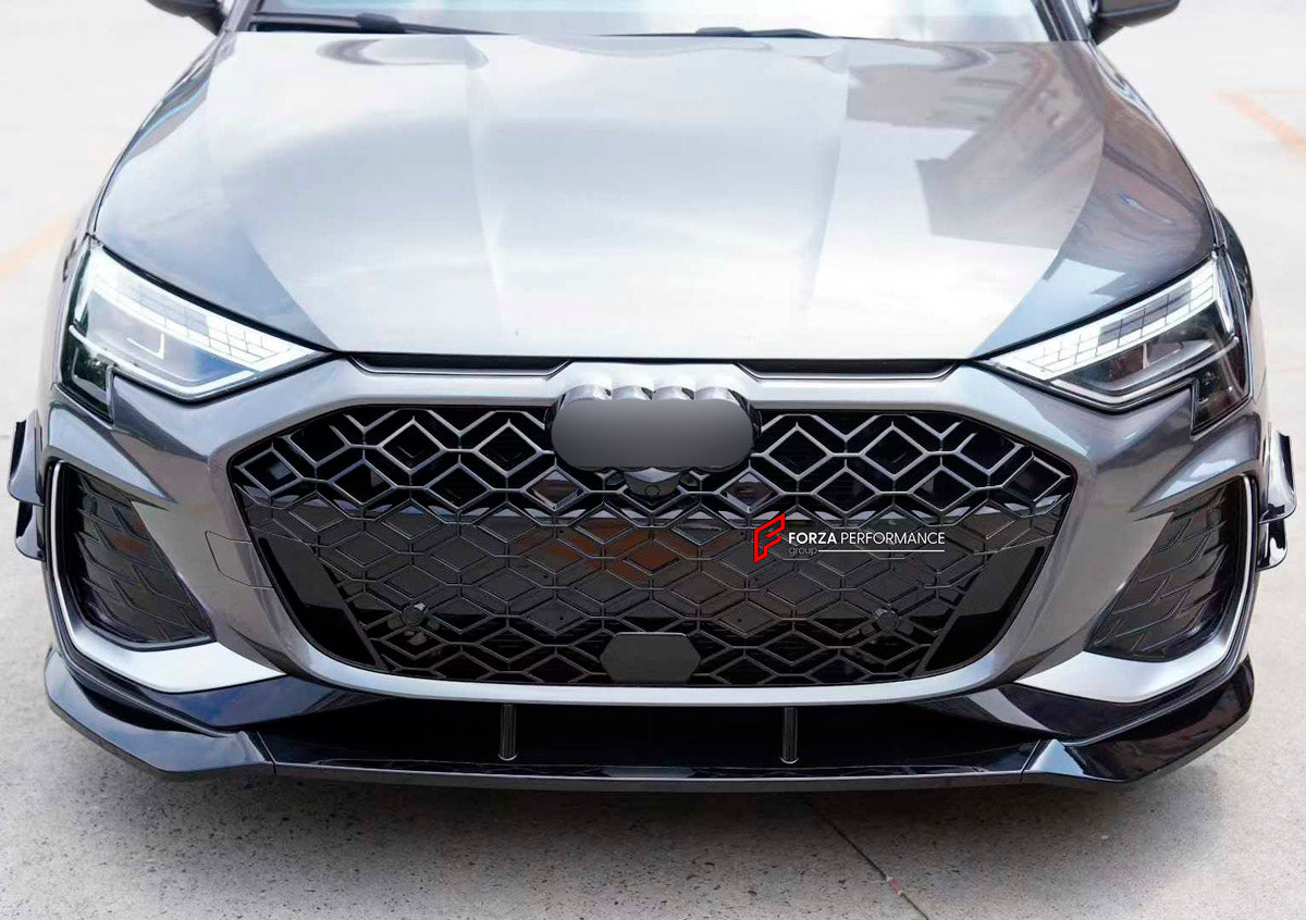 FRONT LIP AND FRONT GRILLE for AUDI RS3 8Y FACELIFT 2024+