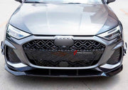 FRONT LIP AND FRONT GRILLE for AUDI RS3 8Y FACELIFT 2024+