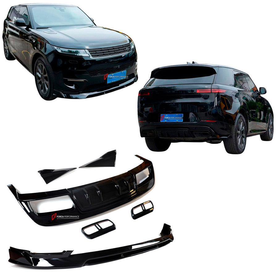 Buy Now FRONT LIP AND REAR DIFFUSER for LAND ROVER RANGE ROVER SPORT L461 2022+ and upgrade car parts from SIR Tuning at the Best Price. Headlights, Tail lights, Bodykits, Navigations, Body Kit and more - Fast & Free Shipping within Europe, US & Worldwide.