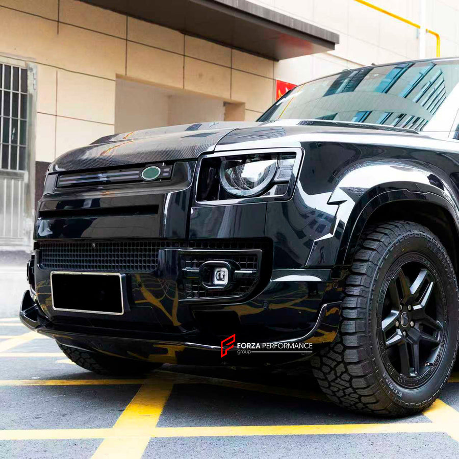Buy Now FRONT LIP for LAND ROVER DEFENDER L663 2020+ and upgrade car parts from SIR Tuning at the Best Price. Headlights, Tail lights, Bodykits, Navigations, body kit and more - Fast & Free Shipping within Europe, US & Worldwide.