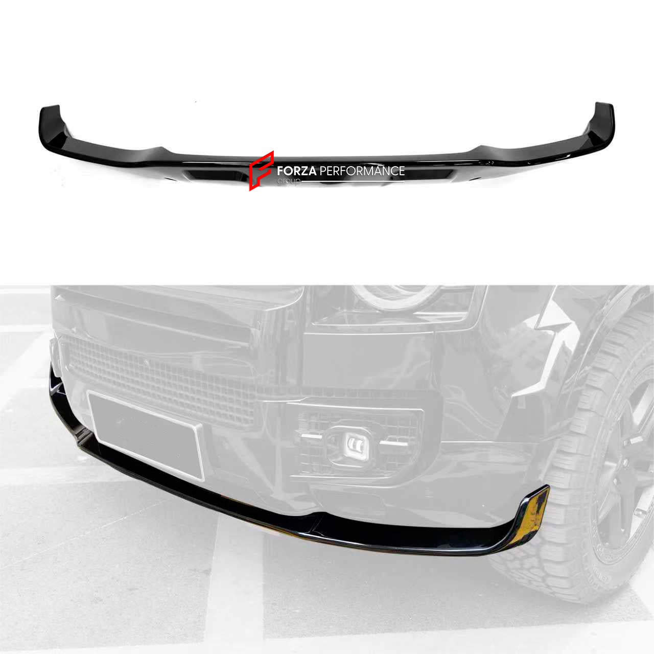 FRONT LIP for LAND ROVER DEFENDER L663 2020+