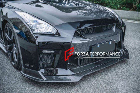 Buy Now CARBON FIBER FRONT BUMPER FRONT LIP FOR NISSAN GT-R R35 2008-2016 and upgrade car parts from SIR Tuning at the Best Price. Headlights, Tail lights, Bodykits, Navigations, Carbon body kit and more - Fast & Free Shipping within Europe, US & Worldwide.