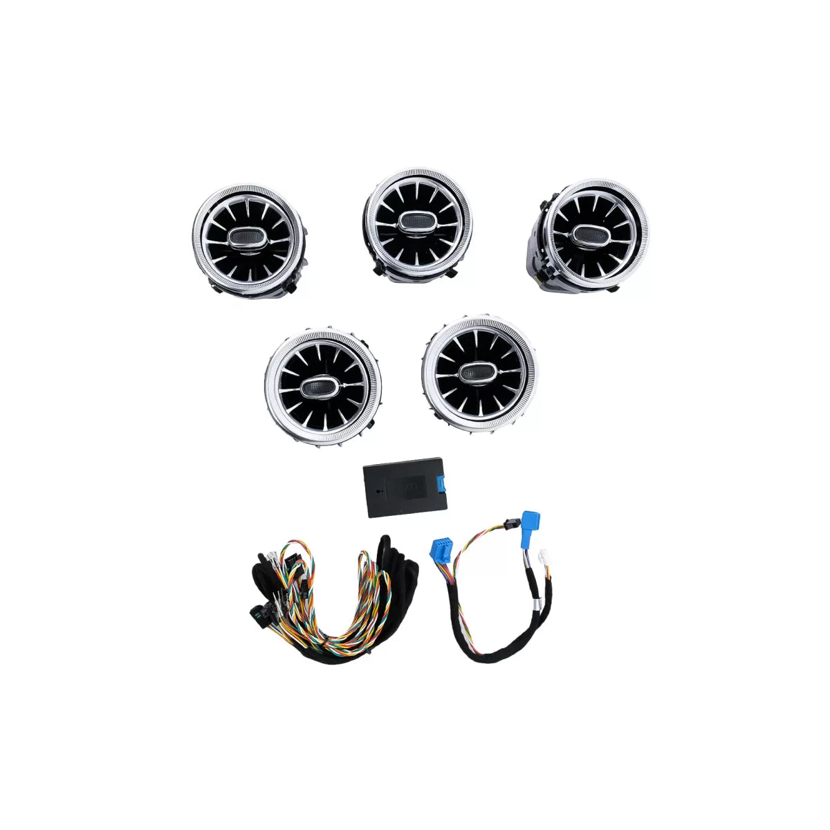 Front Side AC Vent Grilles 64 colors suitable for Mercedes C-Class W205 Facelift (2018-2020) – product image 1