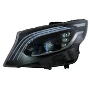 Full LED Headlights suitable for Mercedes V-Class W447 (2016-2020) Black – product image 2